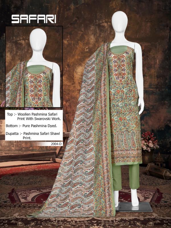 Bipson Safari 2004 Pashmina Dress Material Collection